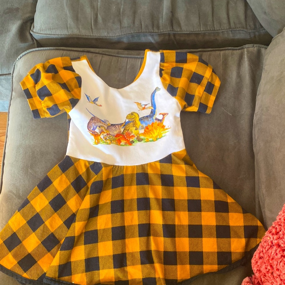 Dinosaur Tunic- Dollie & Ollie